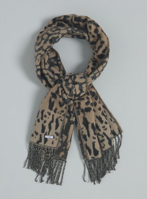 Bufanda Tejido Jacquard Diseño Animal Print-2