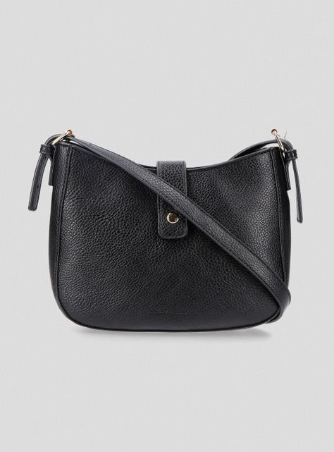 Cartera Crossbody Cuero Sintético Textura Grano-0