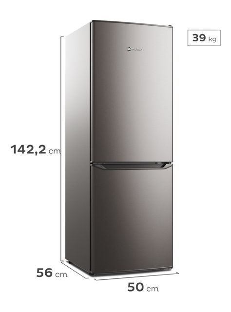 Refrigerador Bottom Freezer Frío Directo 166 Litros MED165-1