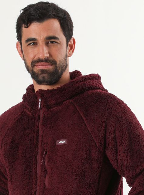Polerón Shaggy Polar con Gorro y Cierre-2