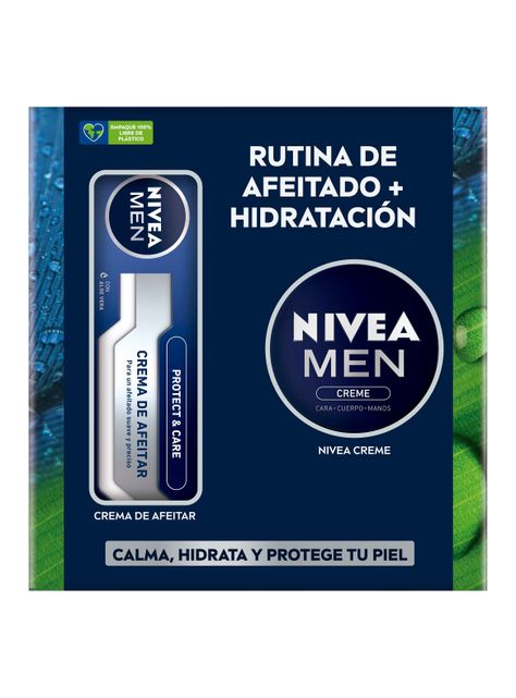 Pack Crema Afeitar + Nivea Men Creme-0