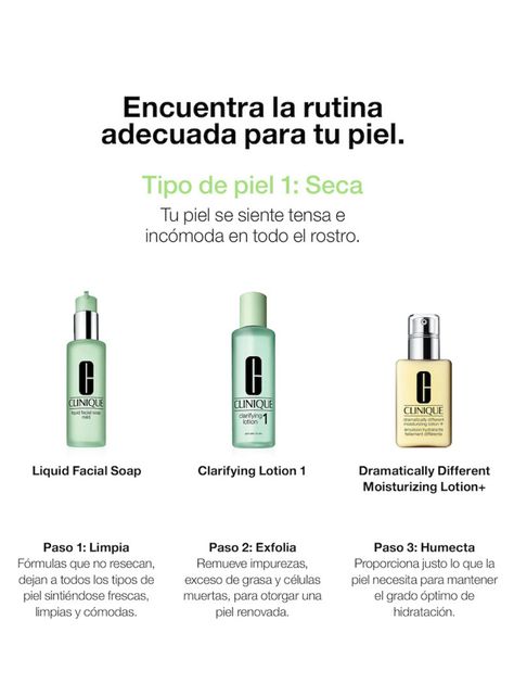 Loción Clinique Exfoliante Clarificante 1 Piel Seca 400 ml-2