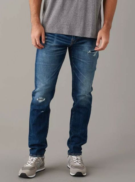 Jeans AE Dark Destroy-0