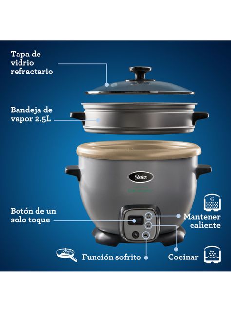 Arrocera Multiusos Recubrimiento Bioceramic 7129S-2