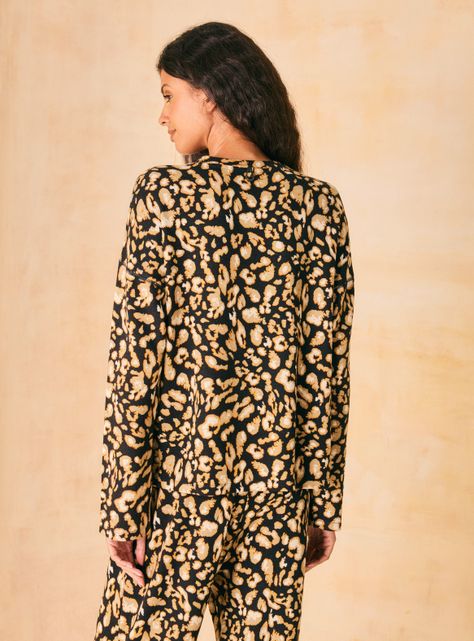 Pijama Tipo Buzo Full Estampado Animal Print Fondo-1
