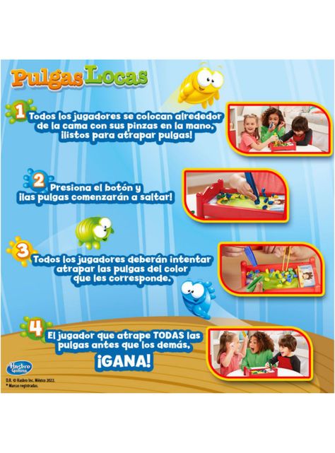 Juego de Mesa Pulgas Locas-2
