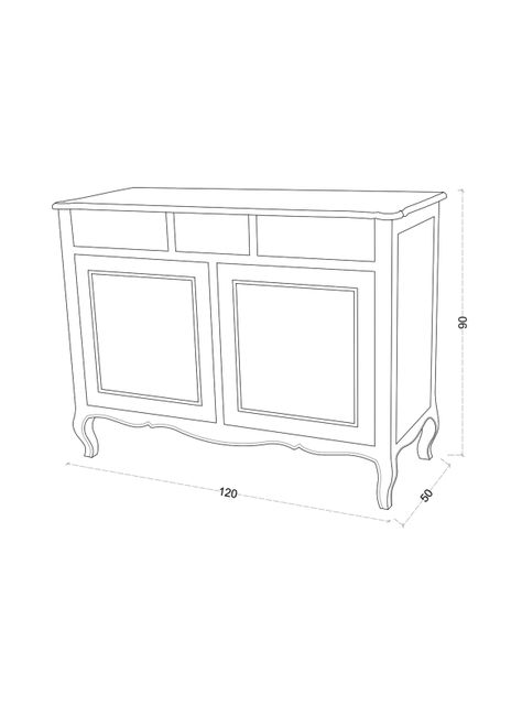 Buffet Sarah Miller Flor-2