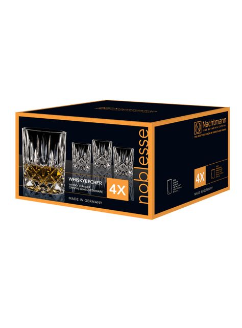 Set 4 Vasos Cristal Whisky Noblesse 295 ml-2