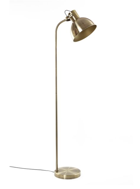 Lámpara de Pie Bronce 165 x 50 cm-0