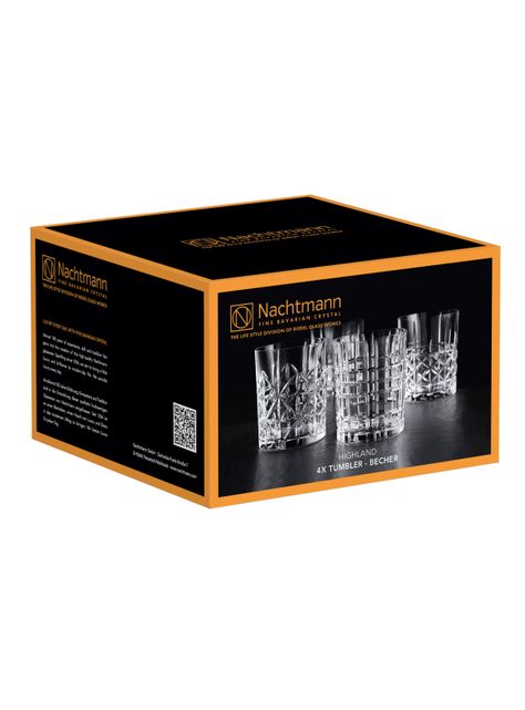Set 4 Vasos Cristal Whisky Highland 345 ml-7