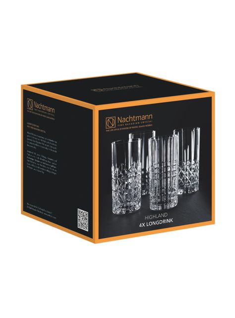 Set 4 Vasos Cristal Longdrink Highland 445 ml-5