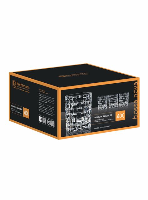 Set 4 Vasos Cristal Whisky Bossanova 330 ml-5