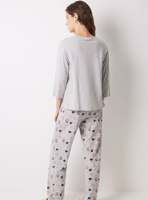 Pijama Largo Algodón Mafalda Lounge-1