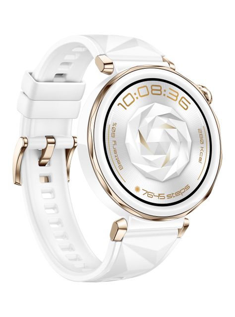 Smartwatch GT 5 Pro 41mm White Fluoroelastomer-2