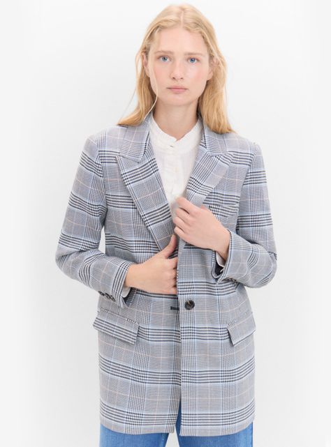 Blazer Cuadros-0