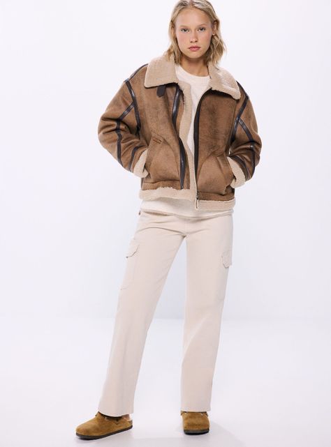 Chaqueta Doble Faz Contraste-5