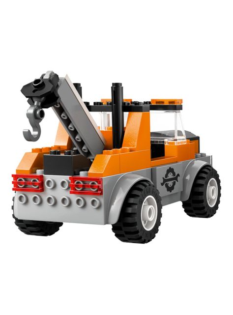Lego Camión Grúa y Reparación del Auto Deportivo-2