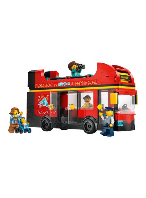 Lego Autobús Turístico Rojo de Dos Pisos-1