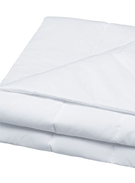 Cubrecama Liso Blanco para Cuna-1