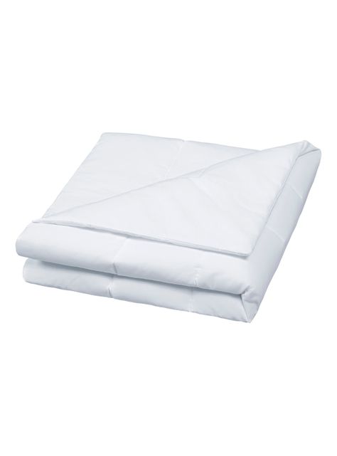 Cubrecama Liso Blanco para Cuna-0