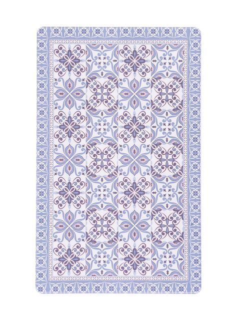 Limpiapiés 45 x 75 cm DIB Kitchen Mosaico D1 Azul-0