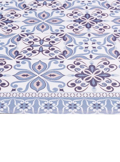 Limpiapiés 45 x 75 cm DIB Kitchen Mosaico D1 Azul-1