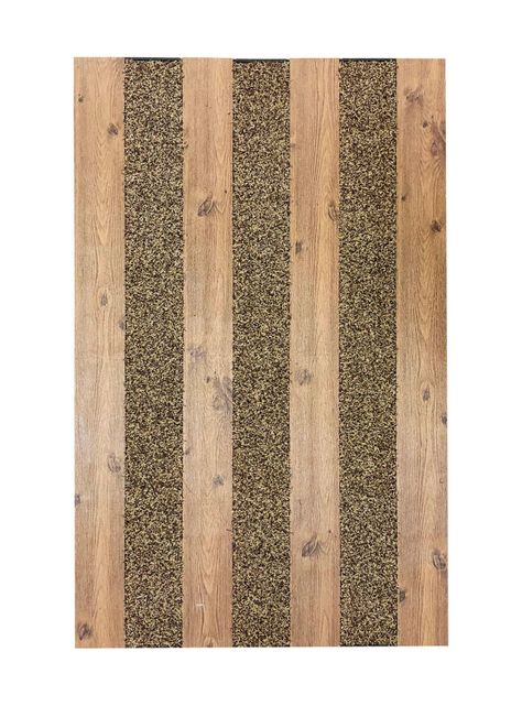 Limpiapies 46 x 76 cm DIB Rubber Wood Café-0