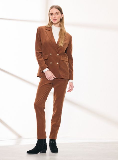 Blazer Agamuzado con Forro-4