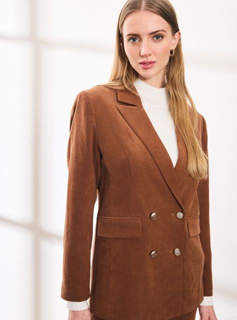 Blazer Agamuzado con Forro-2