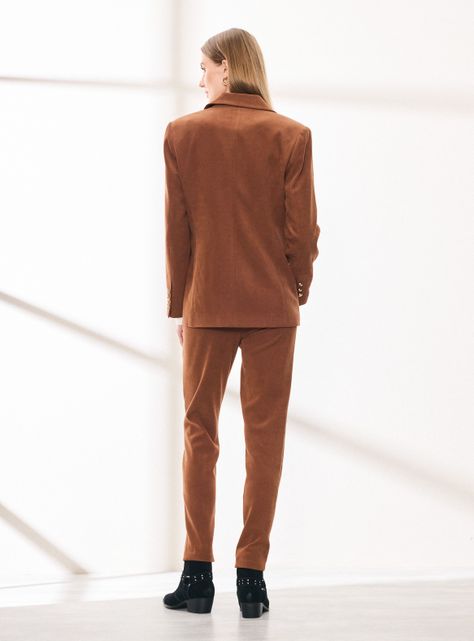 Blazer Agamuzado con Forro-5