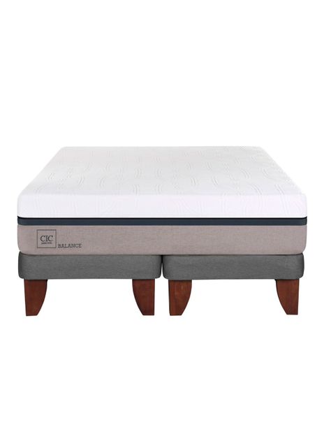 Cama Europea Balance 2 Plazas Base Dividida-2