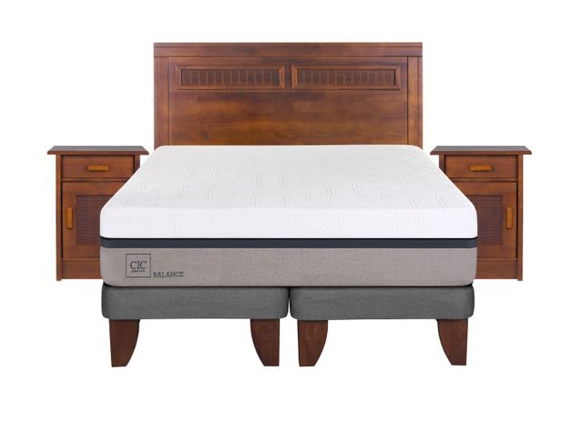 Cama Europea Balance King BD + Set Muebles Milán-1