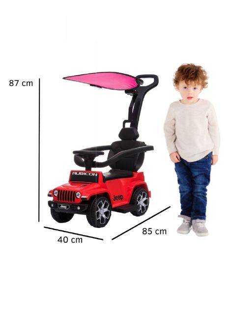 Correpasillo Jeep Rubicon con Techo-4
