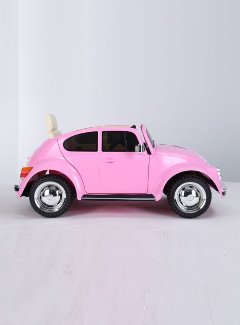 Auto a Batería 12V Beetle Rosado-1