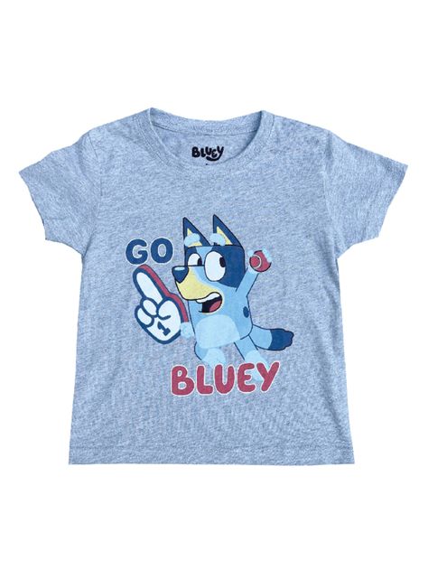Polera Manga Corta Toddlero Go Bluey-0