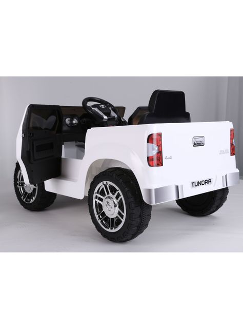 Auto a Batería Toyota Tundra Blanco-3