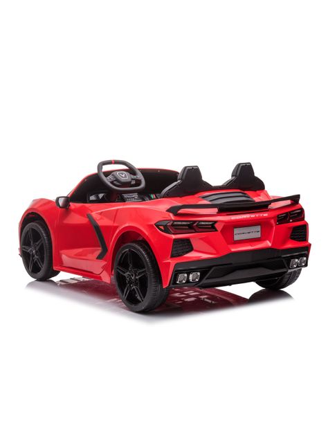 Auto a Batería Corvette 12V Rojo-2
