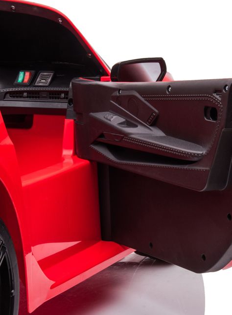 Auto a Batería Corvette 12V Rojo-3