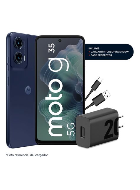 Smartphone G35 5G 128GB 6.7" Negro Liberado-1