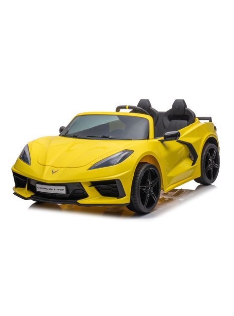 Auto a Batería Corvette 12V Amarillo-0