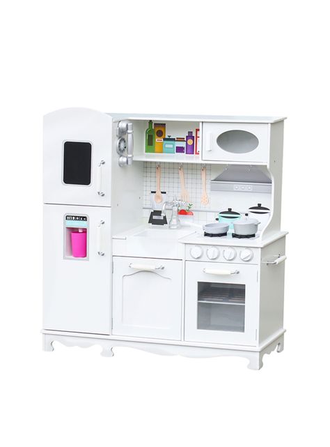 Juguete Mini Hogar Cocina Full Kitchen Blanca Kidscool-0