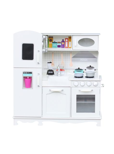 Juguete Mini Hogar Cocina Full Kitchen Blanca Kidscool-1