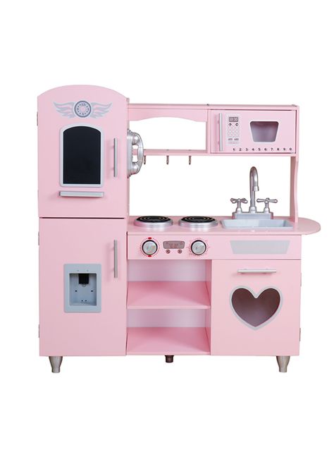 Juguete Mini Hogar Cocina Full Kitchen Rosada Kidscool-1