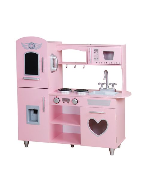 Juguete Mini Hogar Cocina Full Kitchen Rosada Kidscool-0