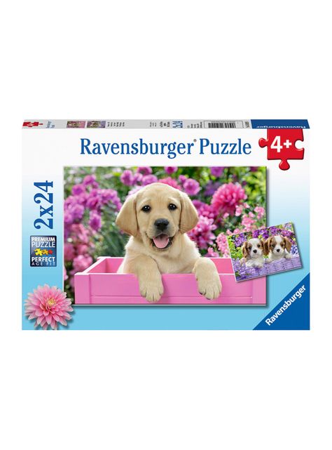 Ravensburger Puzzle Cachorros 2x24 Caramba-0