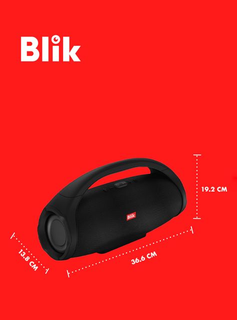 Parlante Bluetooth Booster 2 Negro-1