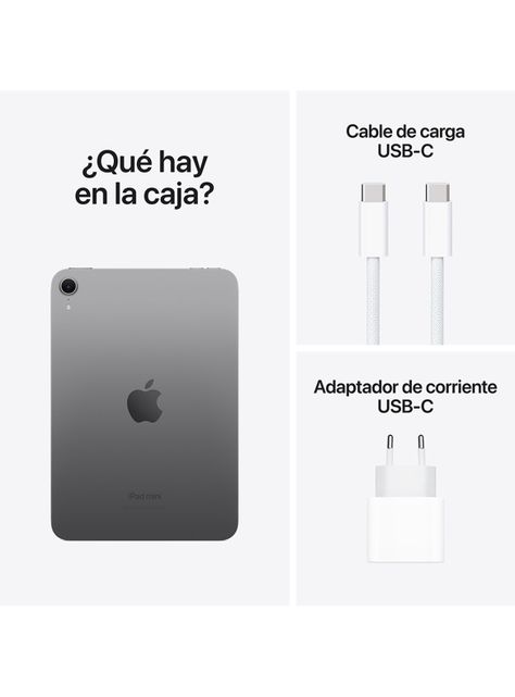 Apple iPad Mini 8.3" WiFi 128GB Chip A17 Pro Gris Espacial-3