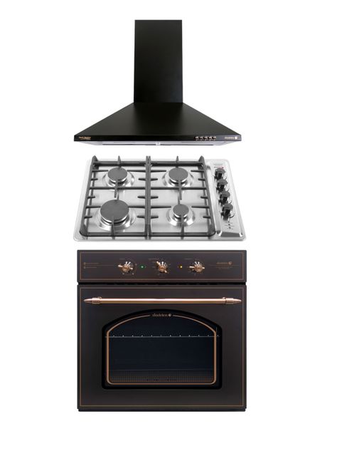 Kit Empotrable Horno + Campana + Enicmera Kit-134 Retro Design-0