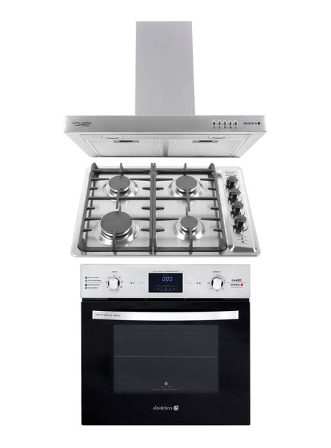 Kit Empotrable Kit-140 Trío Inox Style Horno + Encimera + Campana-0