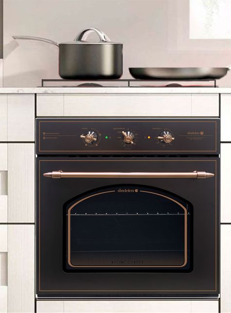 Horno Empotrable Eléctrico Sindelen Retro Design He-7220RNG-3